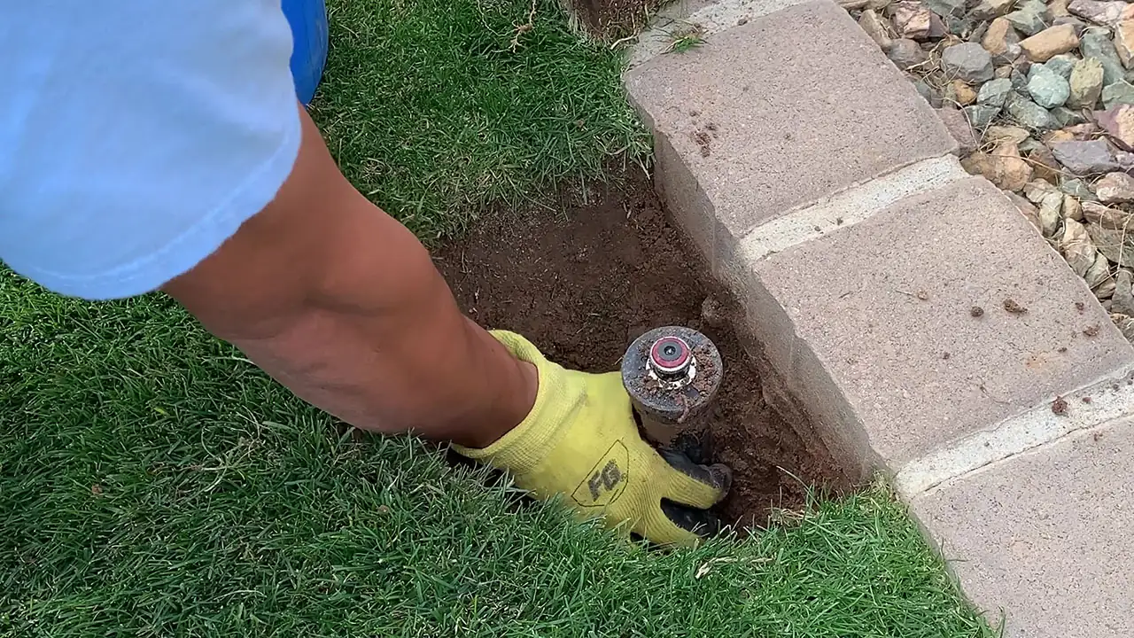 Valve box repair on a residential irrigation system