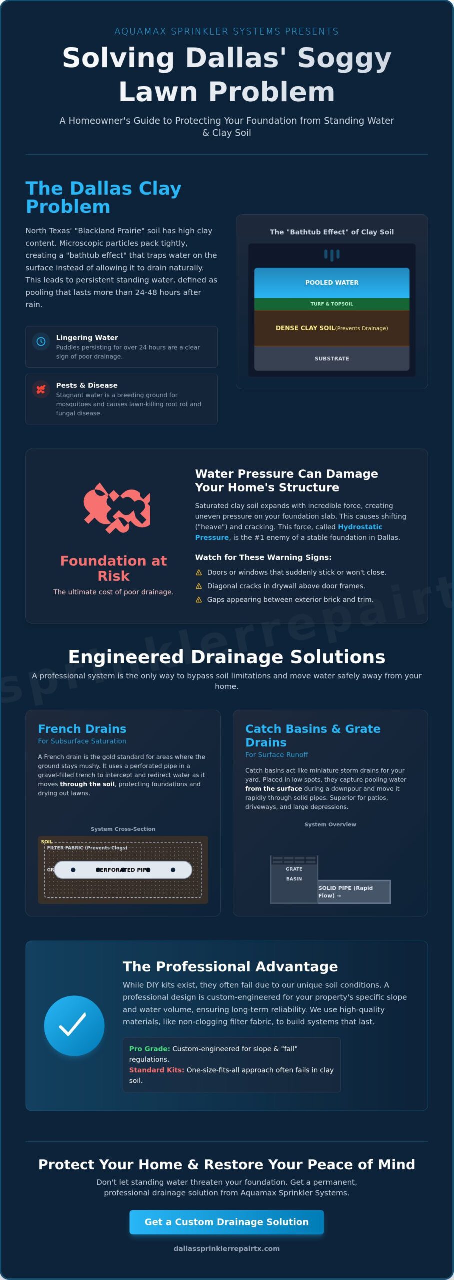Drainage for Standing Water in Yard: A 2026 Dallas Homeowner’s Resource Guide