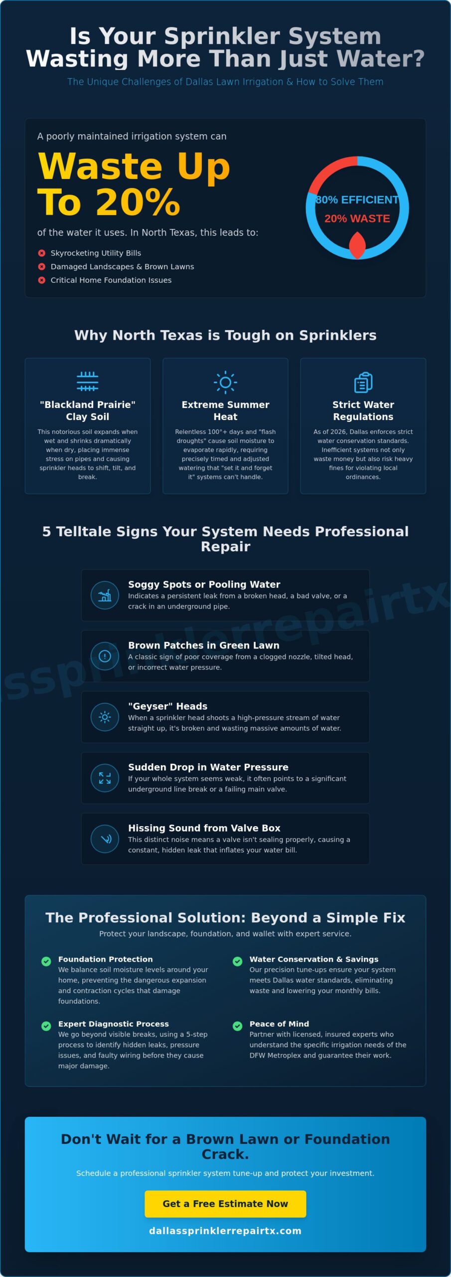 Expert Sprinkler Repair in Dallas: Professional Irrigation Solutions for 2026