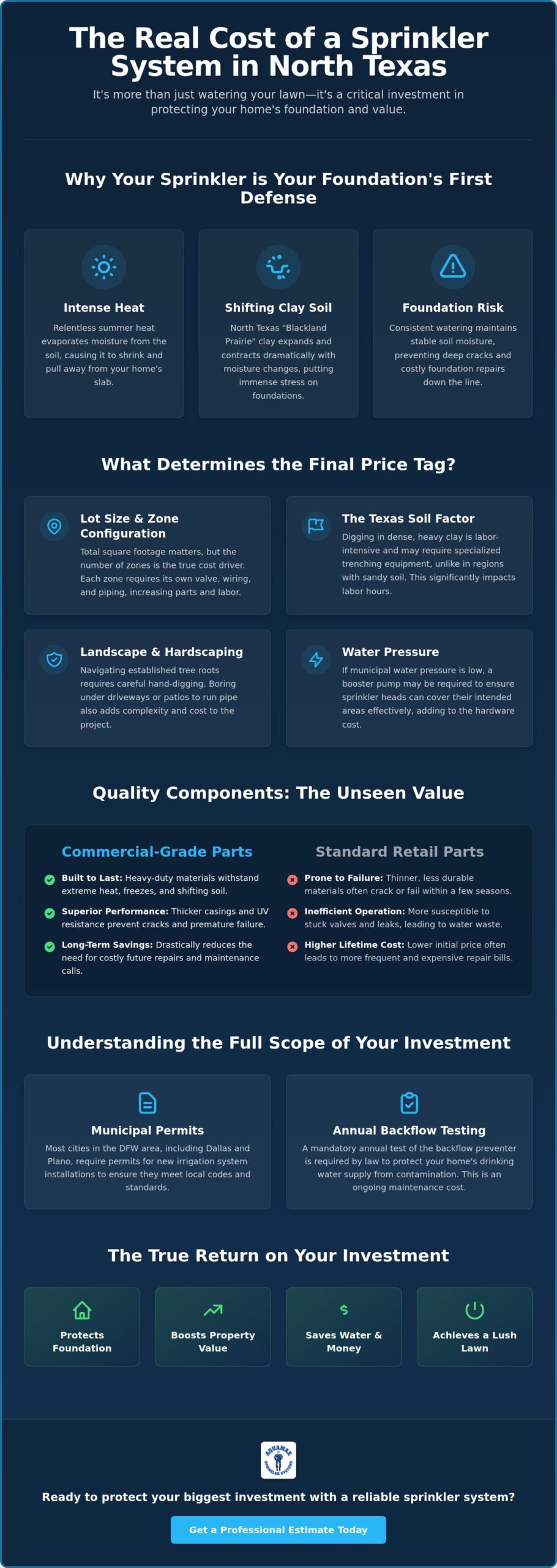 Dallas & Plano Irrigation System Cost Guide