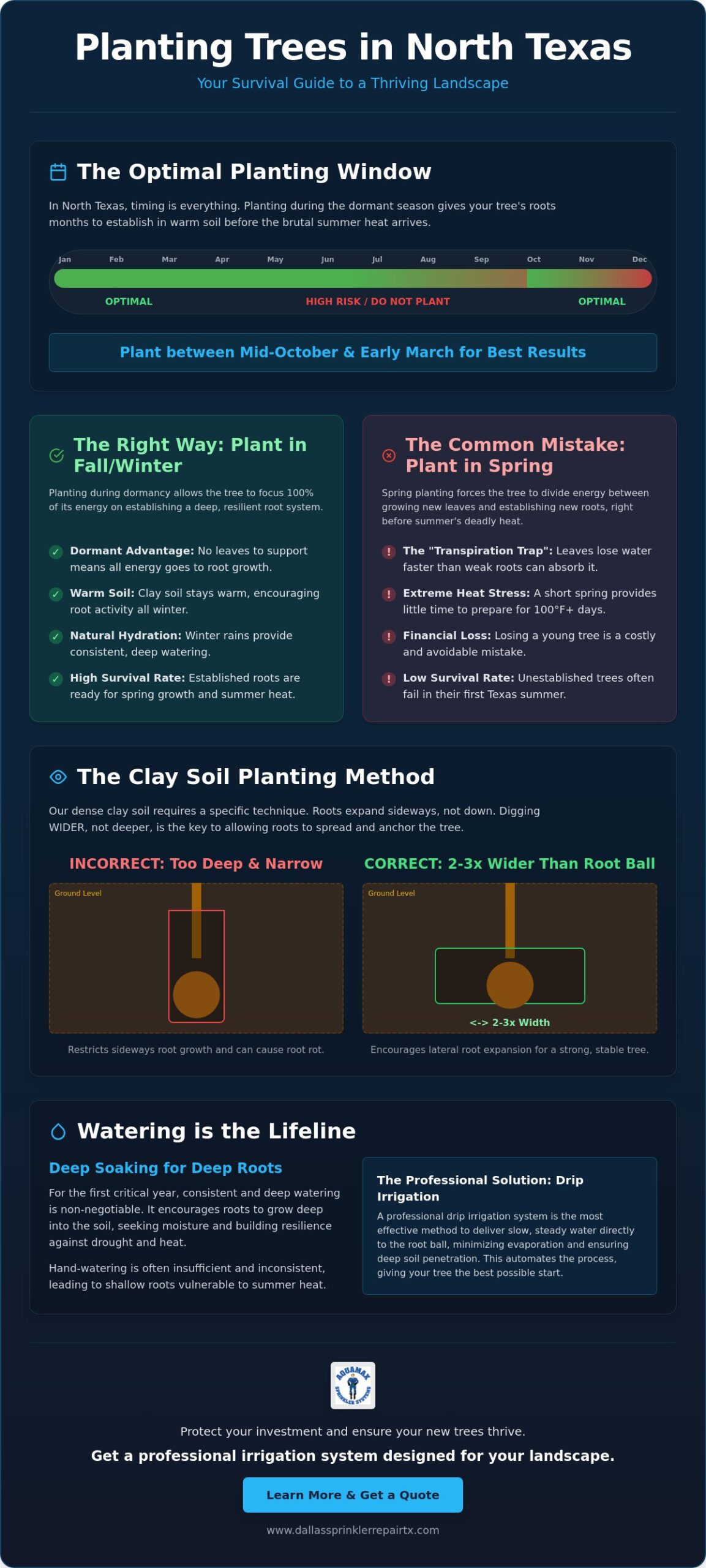 Best Time to Plant Trees in Dallas: A North Texas Guide