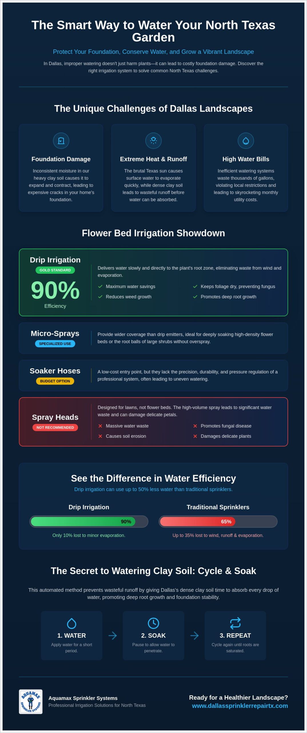 Flower Bed Irrigation Guide for Dallas Homeowners