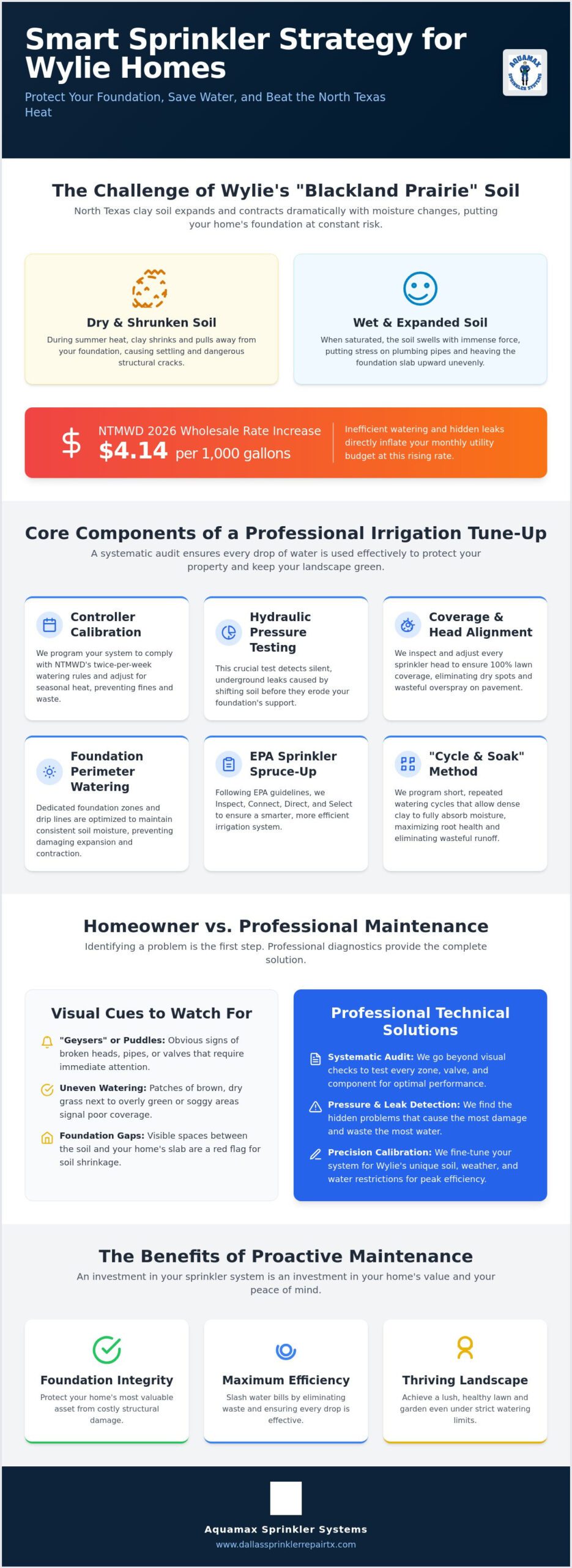 Sprinkler System Maintenance in Wylie, TX: The 2026 Homeowner’s Guide