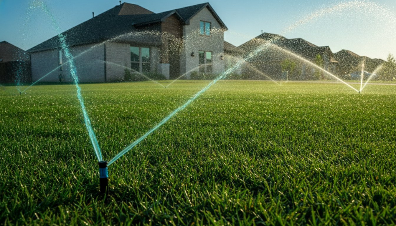 Custom Sprinkler System Design for Plano Landscapes