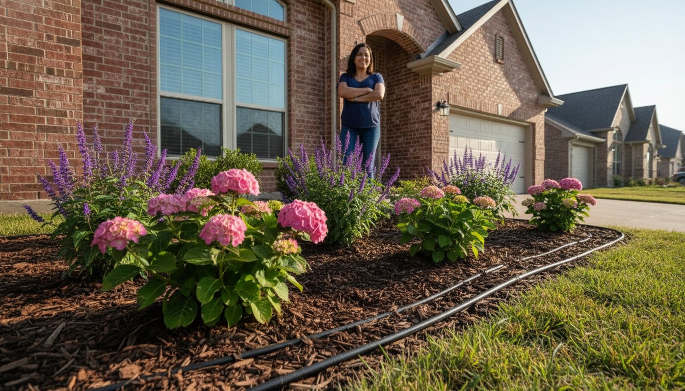 Flower Bed Irrigation Guide for Dallas Homeowners