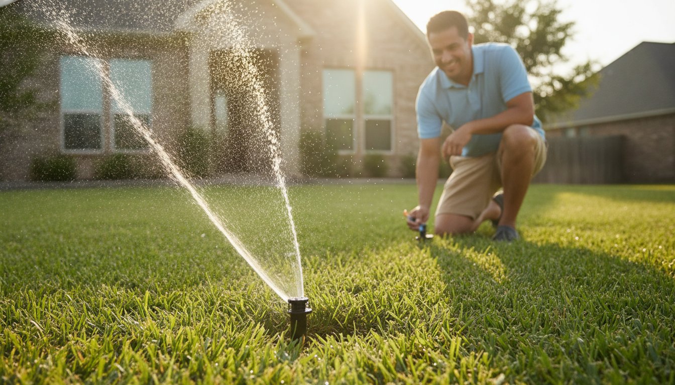 Sprinkler Head Adjustment Dallas: A 2026 Guide to Water Efficiency