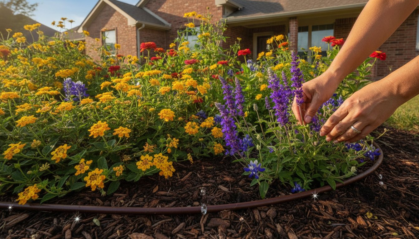 2026 Guide: Drip Irrigation for Dallas Flower Beds